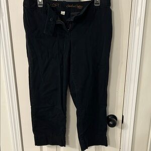 LOFT Black Catalina Capri